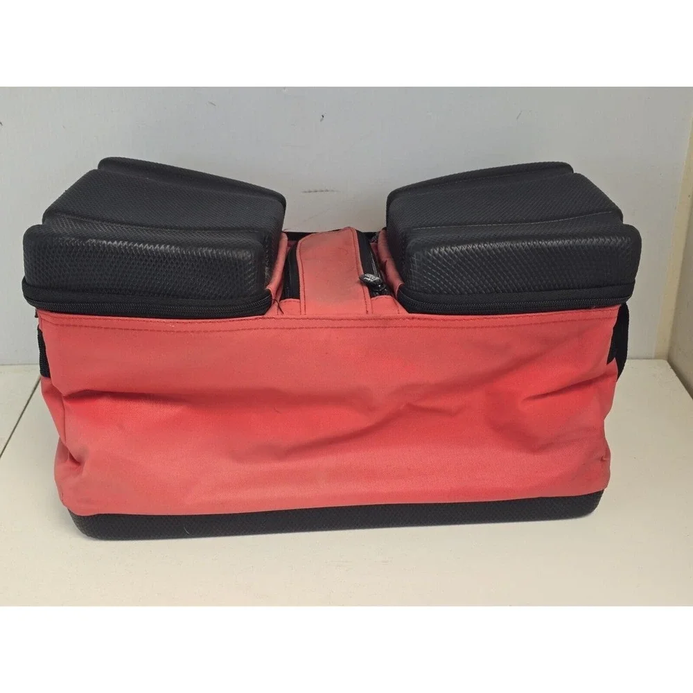 Snap on Goods Cold Storage Bag Cooler Box Red Koozie Norwood Rare HTF